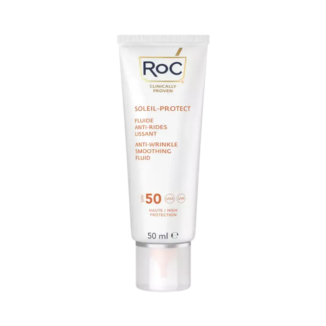RoC Soleil Protect Anti Wrinkle Smoothing Fluid SPF50+ 50ml