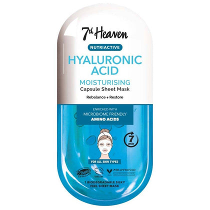 7th Heaven Nutriactive Hyaluronic Acid Capsule Sheet Mask