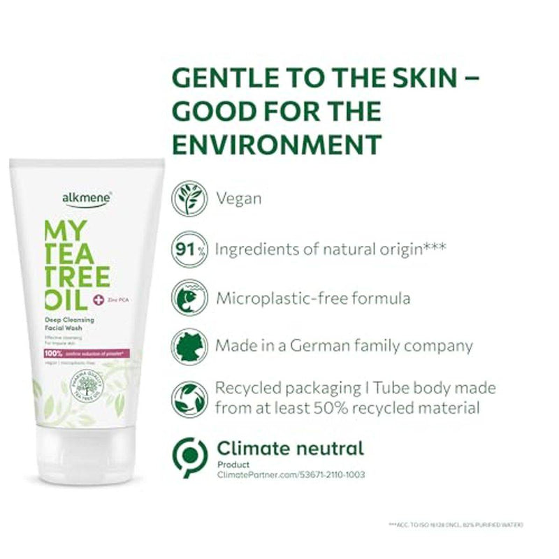 Alkmene Tea Tree Face Wash Gel 150ml