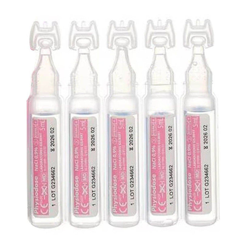 Gilbert Laboratories Physiodose Physiological Saline Solution 5ml 15 Unidoses