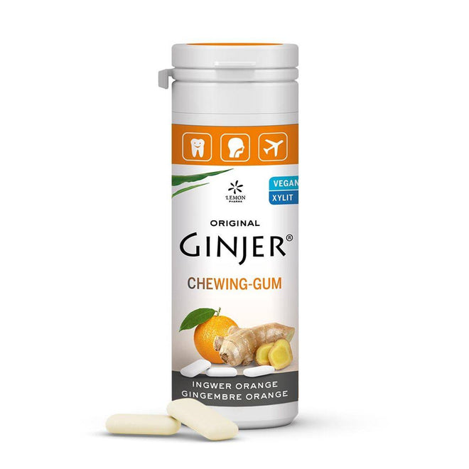 Ginjer Chewing Gum Orange 30g