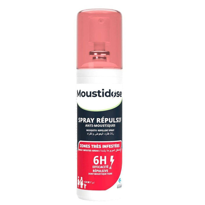 Moustidose Mosquito & Tick 6 Hours 6 Months+ Repellent Spray 100ml