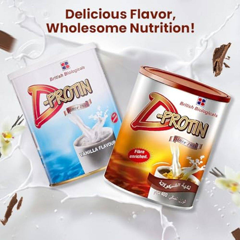 British Biologicals D Protin Powder Chocolate 400g