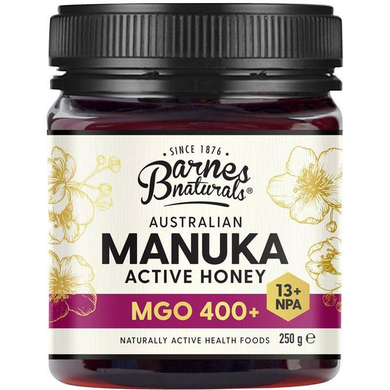 Barnes Naturals Active Australian Manuka Honey MGO400+ 250g