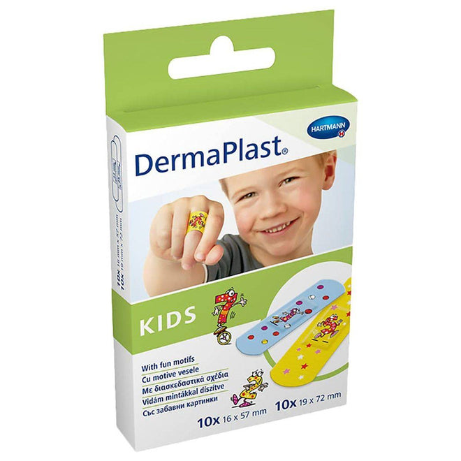 Dermaplast Kids Plasters Assorted 20 Pieces