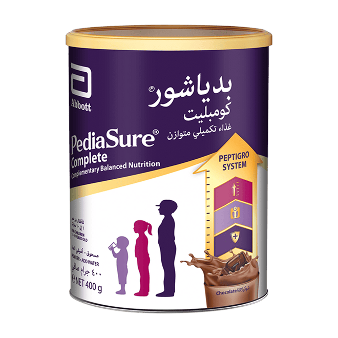 Pediasure Complete Peptigro System For Children (1-10 Years) Chocolate 400g