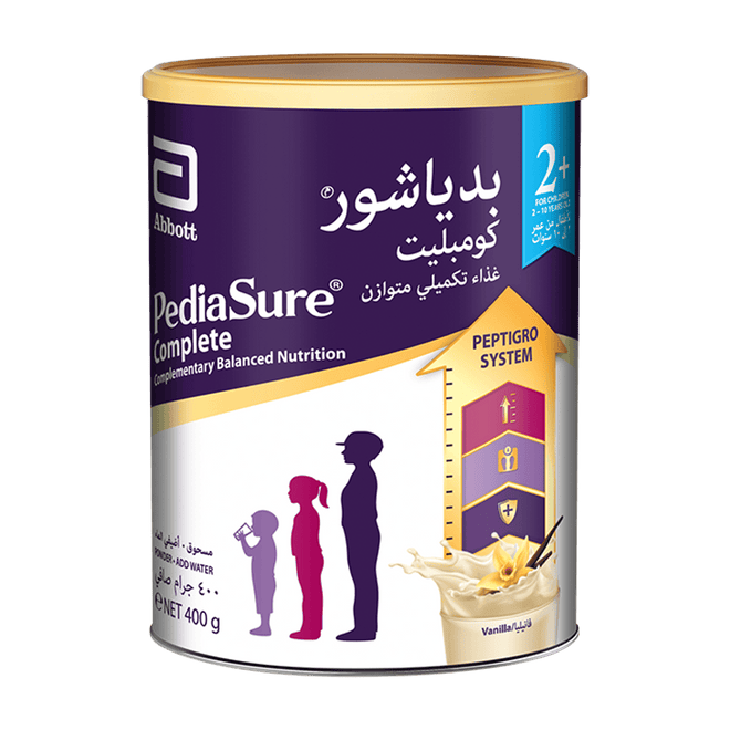 Pediasure Complete Triplesure System For Children 2+ (2-10 Years) Vanilla 400g