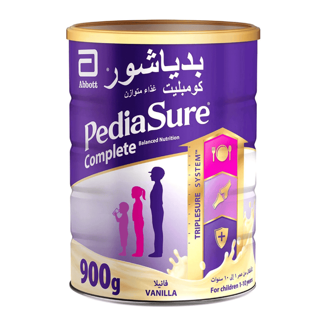 Pediasure Complete Triplesure System For Children 2+ (2-10 Years) Vanilla 900g
