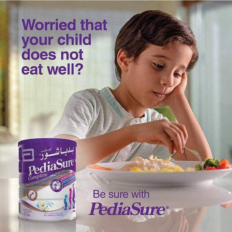 Pediasure Complete Triplesure System For Children 2+ (2-10 Years) Vanilla 900g