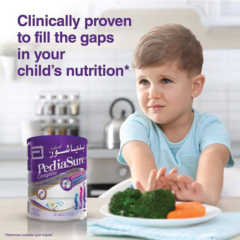 Pediasure Complete Triplesure System For Children 2+ (2-10 Years) Vanilla 900g