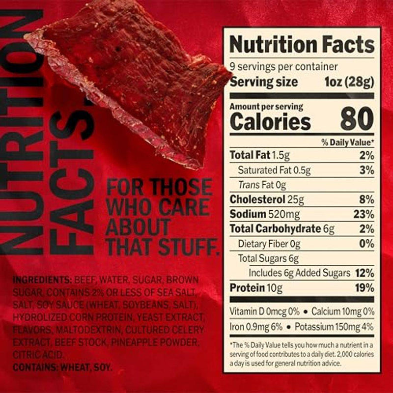Jack Links Protein Snacks Beef Jerky Original 25g
