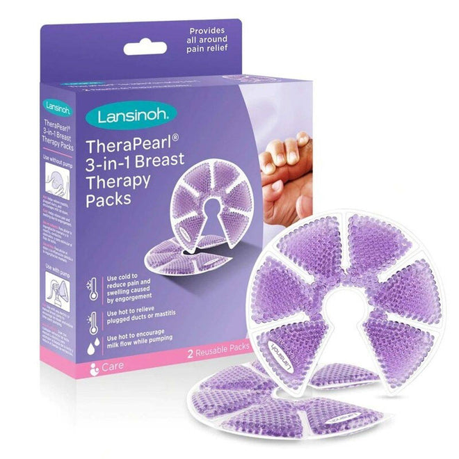 Lansinoh Thera Pearl 3 In 1 Hot Or Cold Breast Therapy 1 Pack