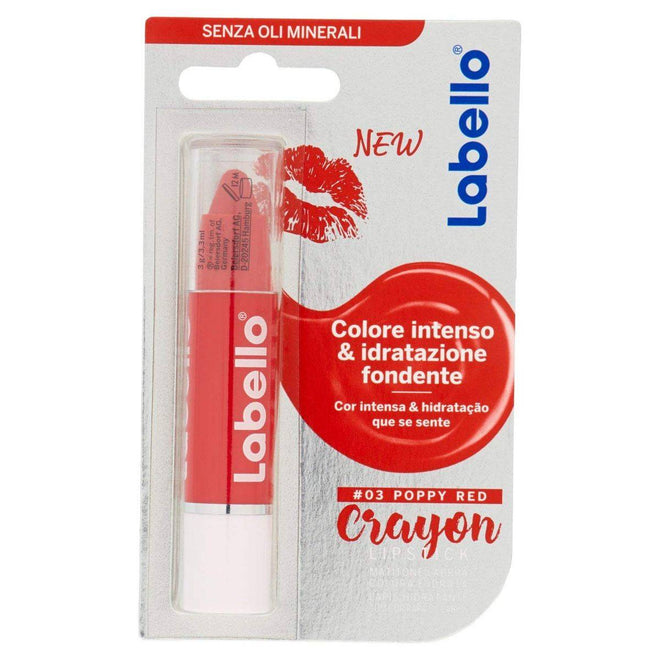 Labello Lipstick Poppy Red Crayon 3g