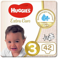 Huggies Extra Care Size 3 (4-9 kg) Value 42 Pieces