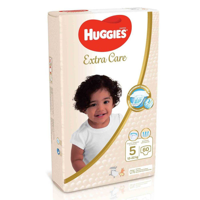 Huggies Extra Care Size 5 (12-22 kg) Jumbo 60 Pieces