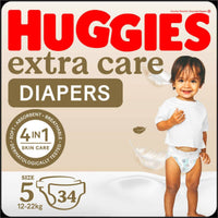 Huggies Extra Care Size 5 (12-22 kg) Value 34 Pieces
