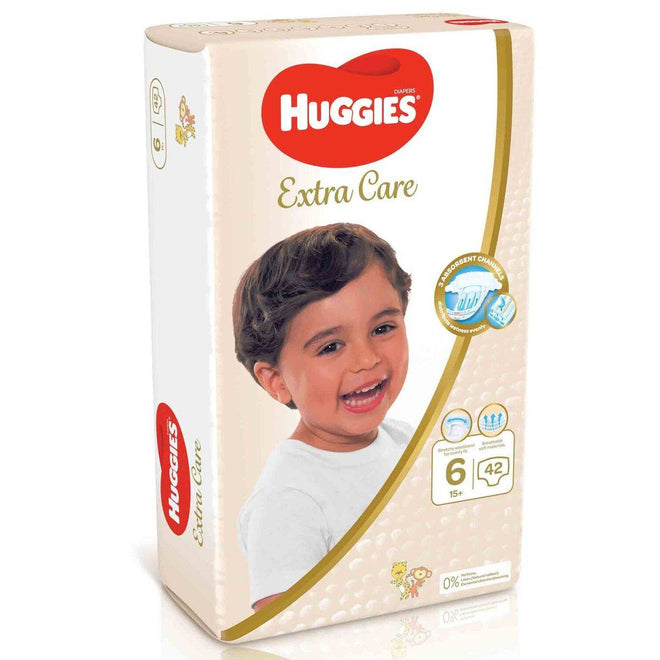 Huggies Extra Care Size 6 (15kg +) Jumbo 42 Pieces