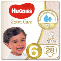Huggies Extra Care Size 6 (15kg +) Value 28 Pieces