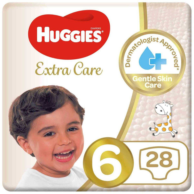 Huggies Extra Care Size 6 (15kg +) Value 28 Pieces