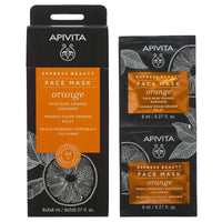 Apivita Express Beauty Face Mask Orange 8ml 2 Packs