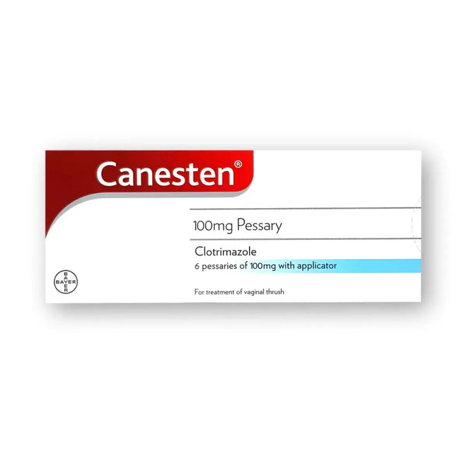 Canesten 100mg Vaginal Pessaries With Applicator 6 Pack