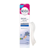 Veet Hair Removal Cream Silky Fresh Legs & Body For Sensitive Skin 200g
