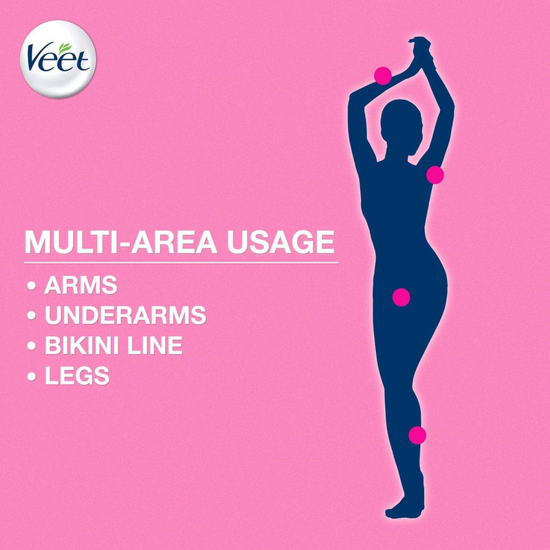 Veet Hair Removal Cream Silky Fresh Legs & Body For Sensitive Skin 200g