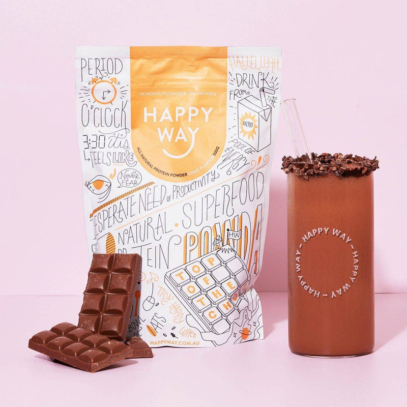 Happy Way Whey Protein Powder Chocolate 500g