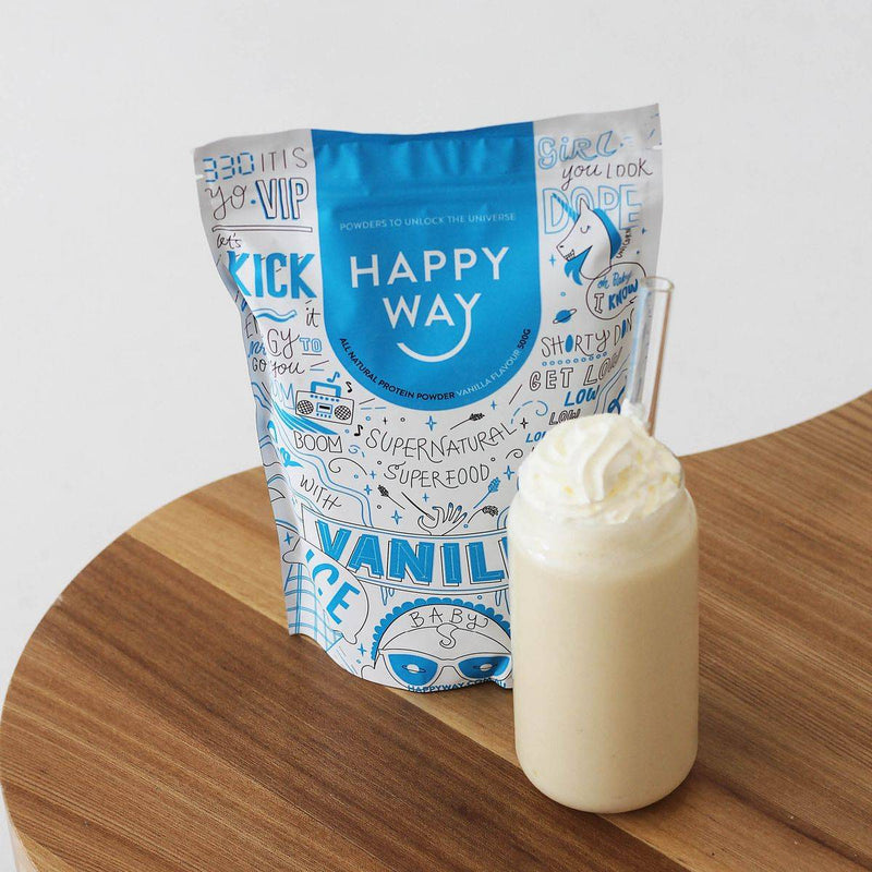 Happy Way Whey Protein Powder Vanilla 500g