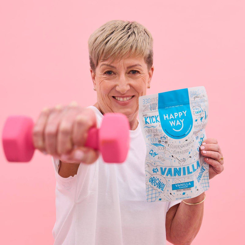 Happy Way Whey Protein Powder Vanilla 500g