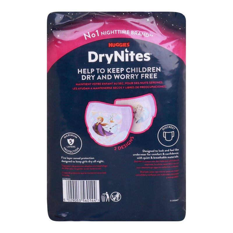 Huggies Drynites Pyjama Pants Jumbo Pack 3-5 Years (16-23 kg) Girl 16 Pieces