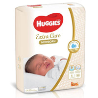 Huggies Extra Care Newborn Size 1 (upto 5kg) Jumbo 64 Pieces