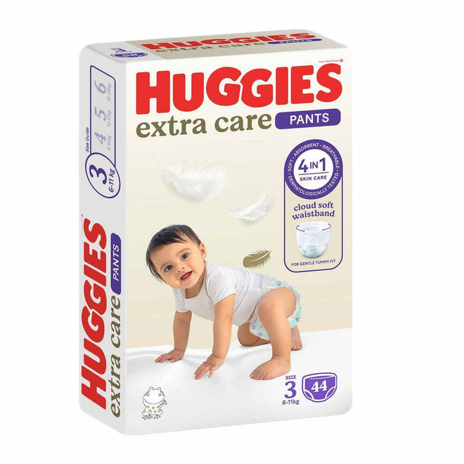 Huggies Extra Care Pants Size 3 (6-11 kg) Jumbo 44 Pieces