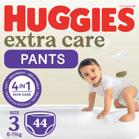 Huggies Extra Care Pants Size 3 (6-11 kg) Jumbo 44 Pieces