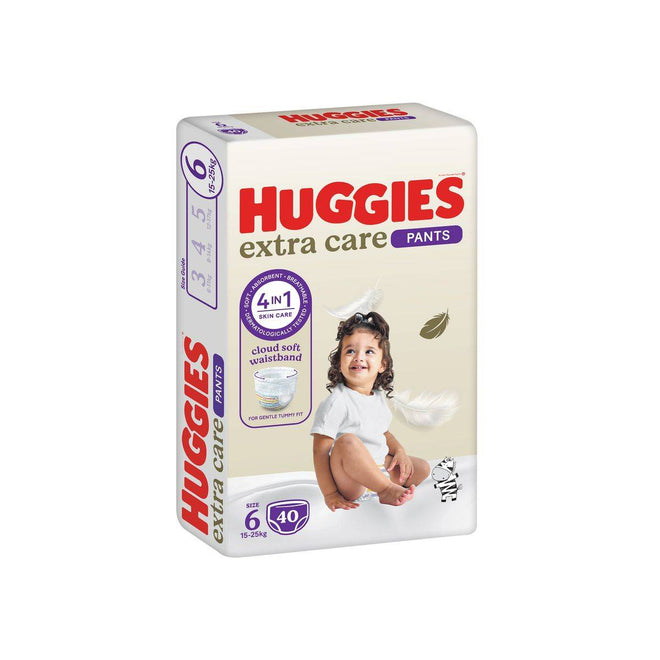 Huggies Extra Care Pants Size 6 (15-25 kg) Jumbo 40 Pieces