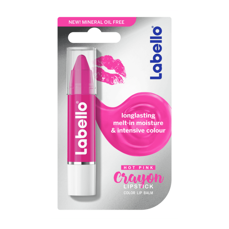 Labello Lipstick Hot Pink Crayon 3g