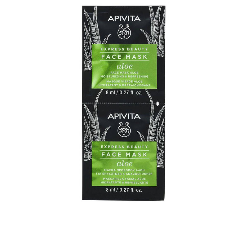 Apivita Express Beauty Face Mask Aloe 8ml 2 Packs