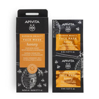 Apivita Express Beauty Face Mask Honey 8ml 2 Packs