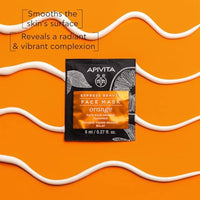 Apivita Express Beauty Face Mask Orange 8ml 2 Packs