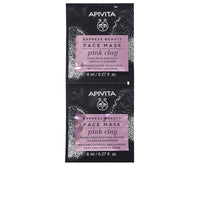 Apivita Express Beauty Face Mask Pink Clay 8ml 2 Packs