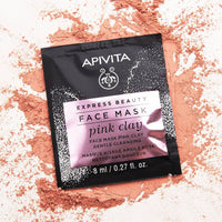 Apivita Express Beauty Face Mask Pink Clay 8ml 2 Packs