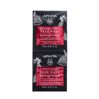 Apivita Express Beauty Face Mask Pomegranate 8ml 2 Packs