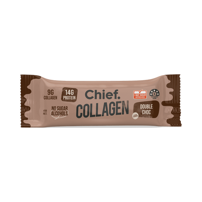 Chief Collagen Protein Bar Double Chocolate 45g