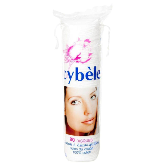 Cybele White Round Cotton Pads 80 Pieces
