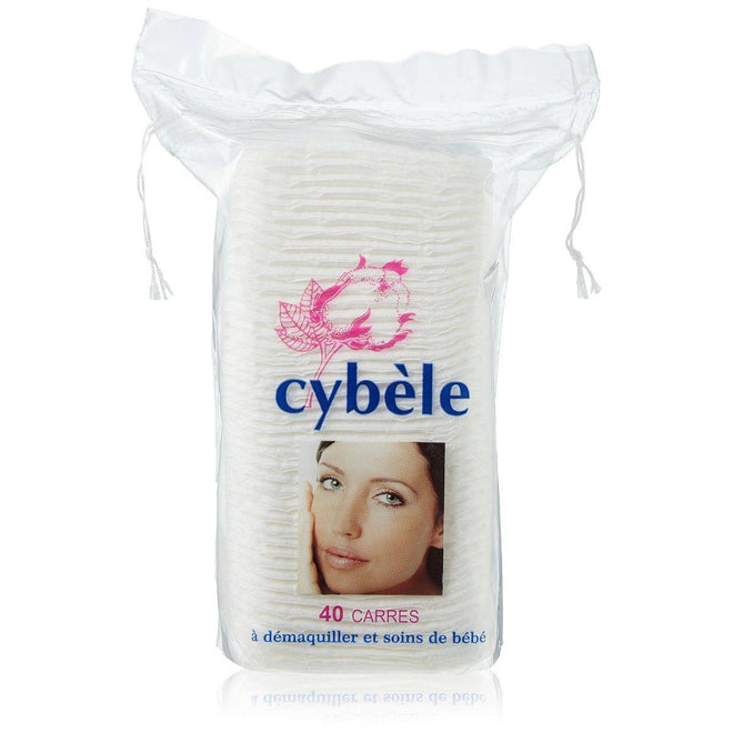 Cybele Square Cotton Pads 40 Pieces