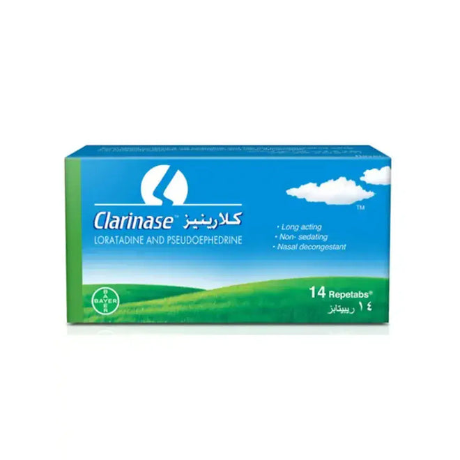 Clarinase Repetabs 14 Tablets