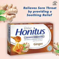 Dabur Honitus Herbal Ginger 24 Lozenges