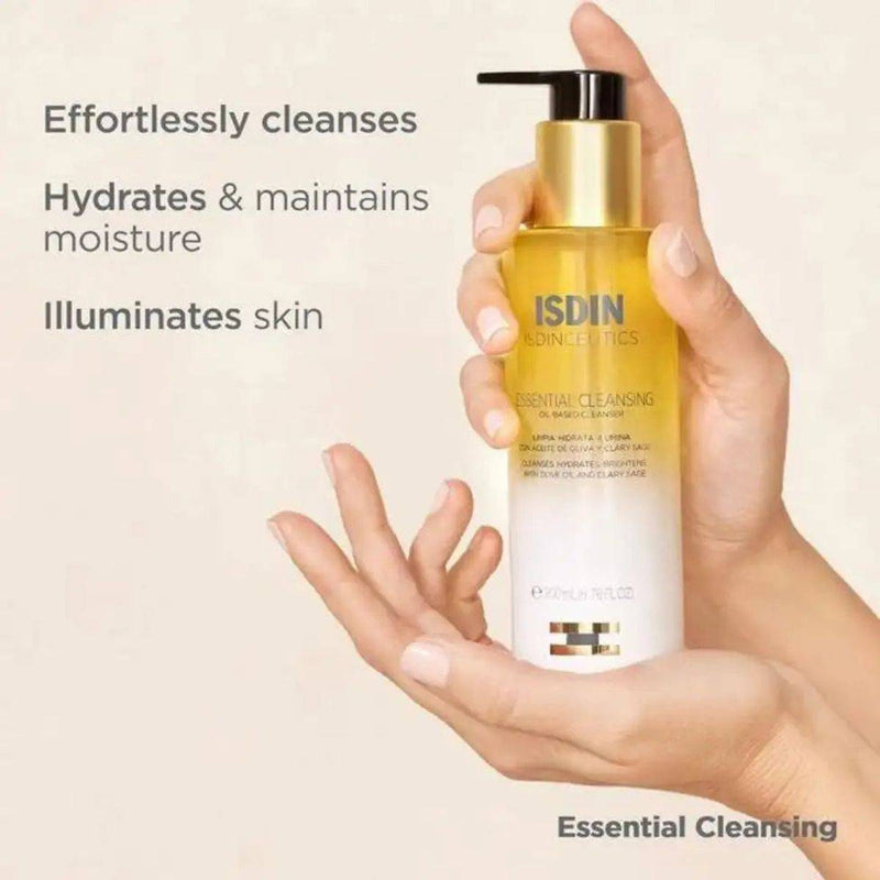 Isdin Isdinceutics Essential Cleansing Oil Based Cleanser 200ml