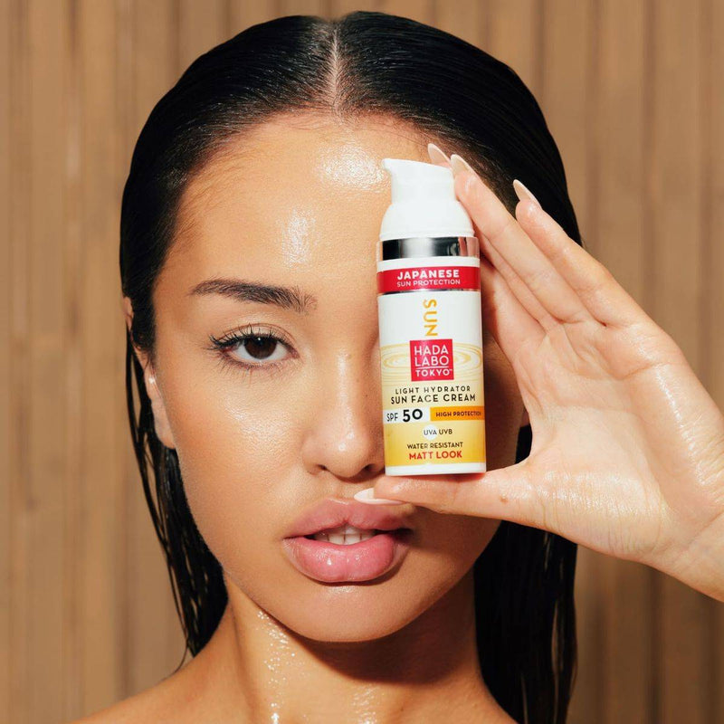 Hada Labo Tokyo Light Hydrator Sun Face Cream Matte Look SPF50 50ml