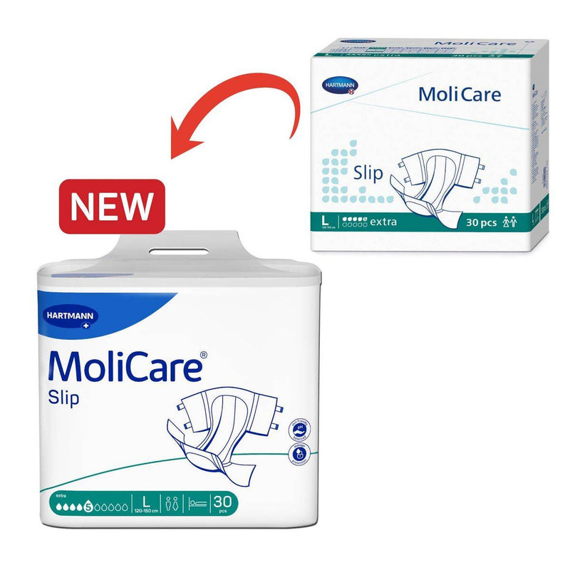 Molicare Slip 5 Drops Adult Diaper Large 30 Pieces